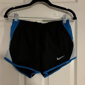 Small Woman’s Blue and Black Nikes Athletic Shorts